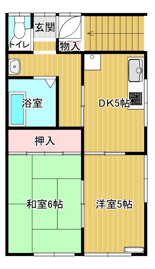 権常寺・花高賃貸 構造:木造