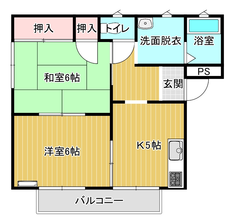 広田・崎岡賃貸 構造:軽量鉄骨造